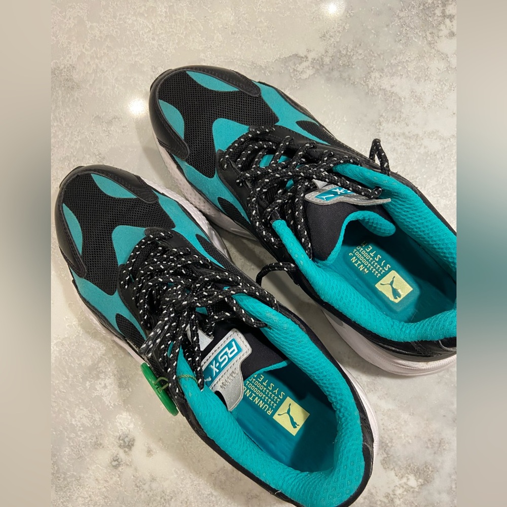 Puma Running System Shoes 8.5 Mercedes RX turquoise white black RS-X